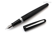Pilot Metropolitan Fountain Pen - Black Plain - Medium Italic Nib - PILOT MRFB1BLKCBLKP