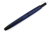 Pilot Vanishing Point Fountain Pen - Blue Matte - 18k Fine Nib - PILOT VPJFPBLUFBLMT