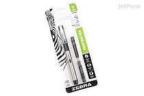 Zebra V-301 Fountain Pen - Black - Fine Nib - ZEBRA 48111