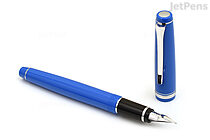 Pilot Falcon Fountain Pen - Blue - Rhodium Trim - Soft Extra Fine Nib - PILOT FALFPBLUEBLU