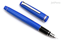 Pilot Falcon Fountain Pen - Blue - Rhodium Trim - Soft Fine Nib - PILOT FALFPBLUFBLU