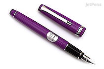 Pilot Falcon Fountain Pen - Purple - Rhodium Trim - Soft Fine Nib - PILOT FALFPBLUFPPL