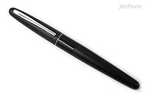 Pilot Metropolitan Fountain Pen - Black Plain - Medium Nib - PILOT MRFC1BLKMBLKP