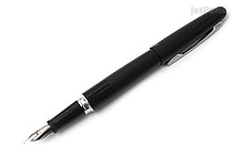 Pilot Metropolitan Fountain Pen - Black Plain - Fine Nib - PILOT MRFC1BLKFBLKP